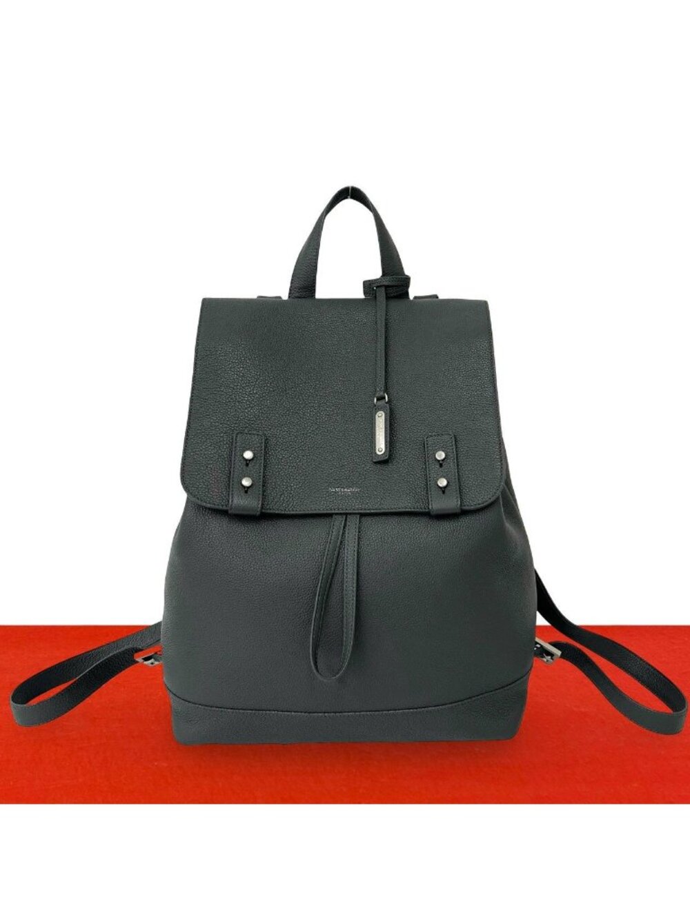 Saint Laurent Paris Sac de Jour Leather Backpack Gray